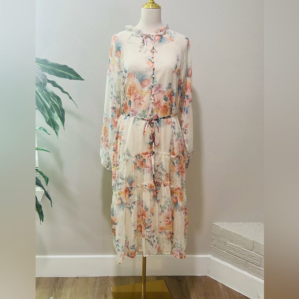 Floral Chiffon Dress